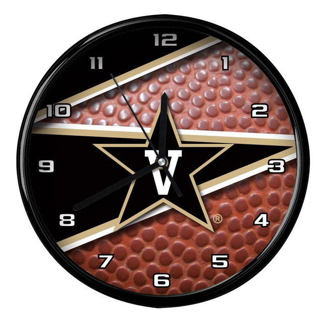 Vanderbilt Commodores 12" Football Clock